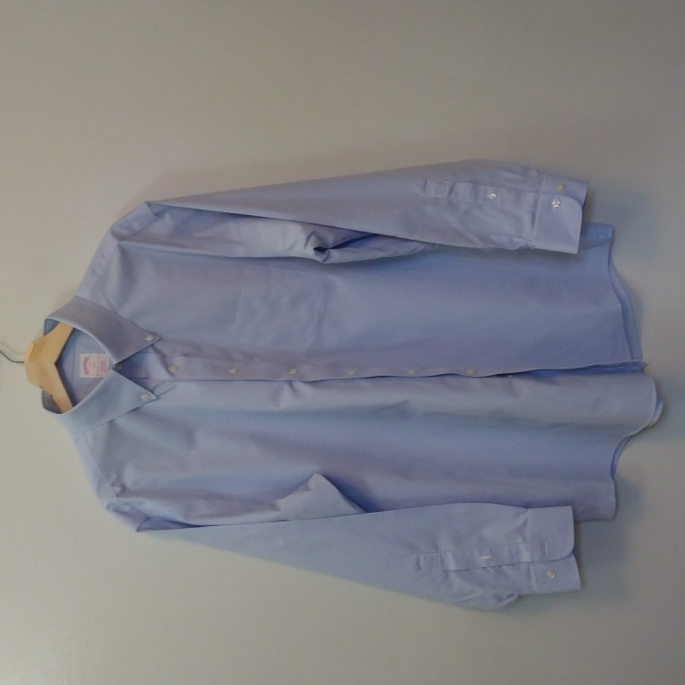 Brooks Brothers 346 Light Blue Cotton Shirt 17 - 34/35